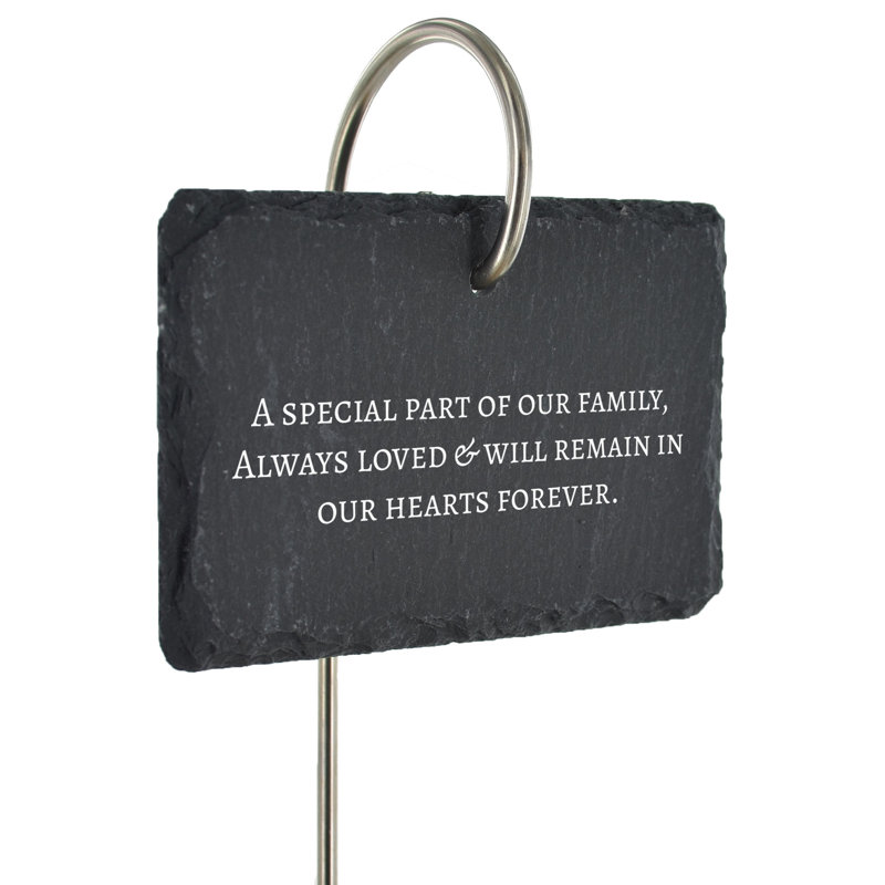 Lapp Special Part of Our Family Memorial Plaque