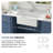 30" L x 18" W Premium White Ceramic Undermount/Drop-In Kitchen Sink Single Bowl White Fireclay Kitchen Sink Scratch-Resistant & Easy Clean