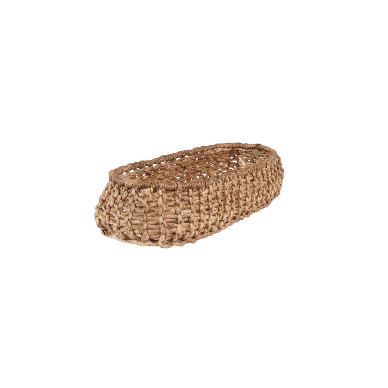 Waterhyacinth Canoe Bowl Small Dia 20", 8.9" W x 4.9" H x 20.1" D