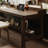 Nut-brown Rectangular Solid Wood writing desk-117867028