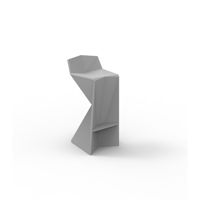 Vertex 28.25" Patio Bar Stool, Steel