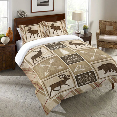 Housse de couette en microfibre Country Cabin