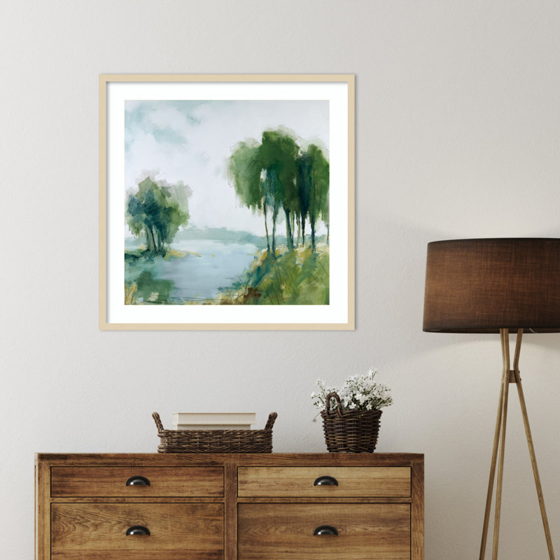«Summer Colors» par Jacqueline Ellens, impression sur bois encadrée, H 33 po x l 33 po