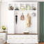 59.1 " Wide Hall Tree with Drawers and Cabinet-599851321