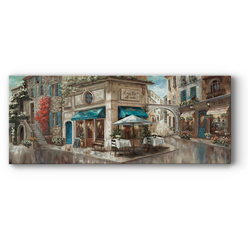 " Corner CafÃ© ", 12" H x 30" W x 1.5" D