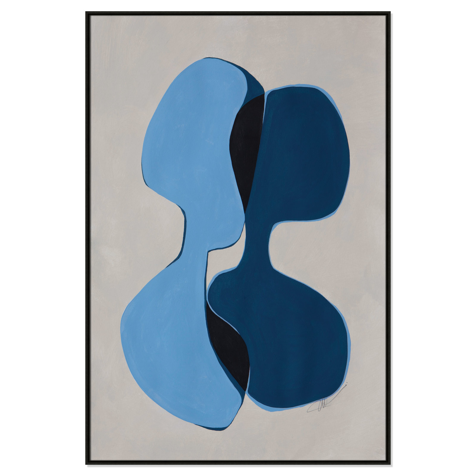 In Unity Collection "In Unity I" Print, Espresso Framed, 61.5" H x 41.5" W x 2" D