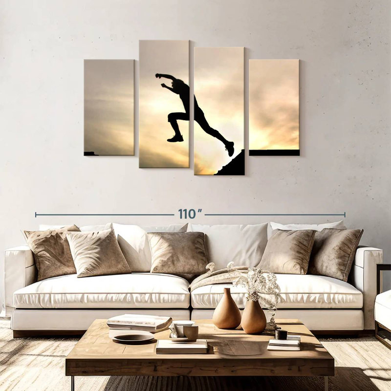 Saut de toit, H 48 po x l 75 po