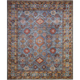 Transitional One-of-a-Kind Rectangle 8'1" X 9'8" Hand Knotted Area Rug
