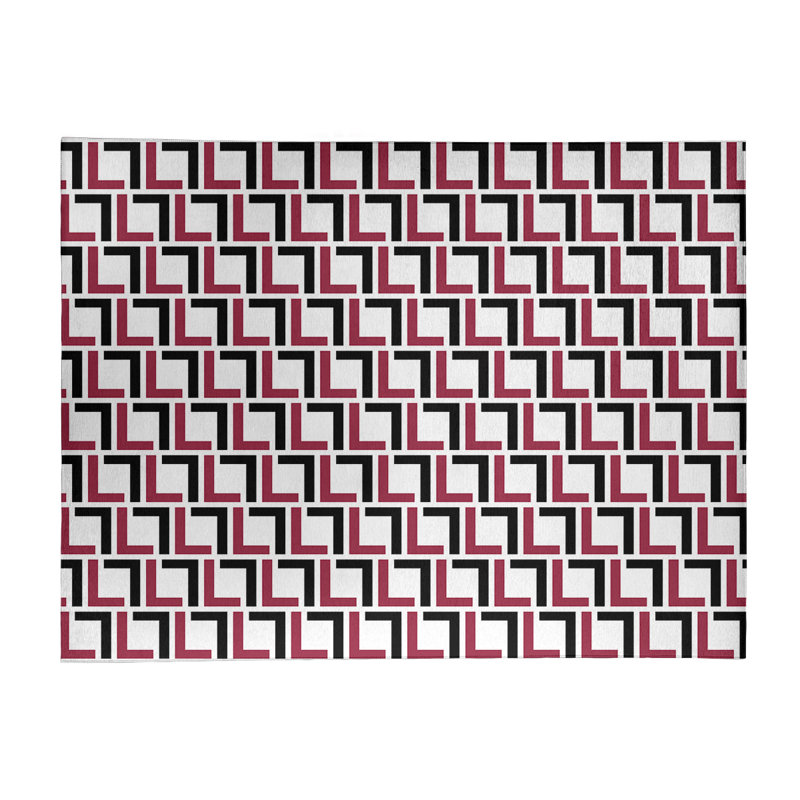 Geometric Indoor Rug, Rectangle 9' x 12'