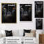 «Black Black Panther», reproduction abstraite sur toile-91382433-91382432