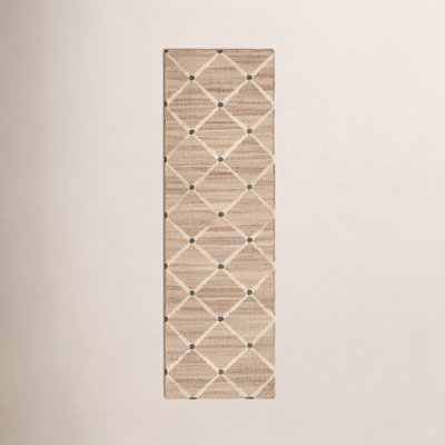 Kali Natural Flatweave Geometric Jute Rug