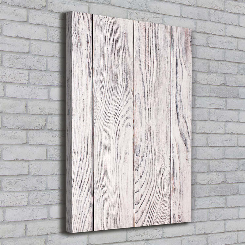 Wooden Wall - Wrapped Canvas Print