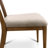 Bugrane Upholstered Side Chairs with Modern Shaped Back