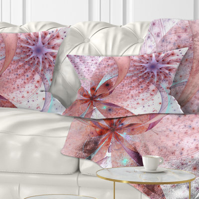Coussin lombaire en fleur symétrique floral