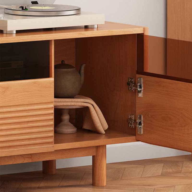 Meuble télé avec rangement Nordic, 86,61"