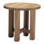Croquet Teak Chaise Lounge with Cushion and Table