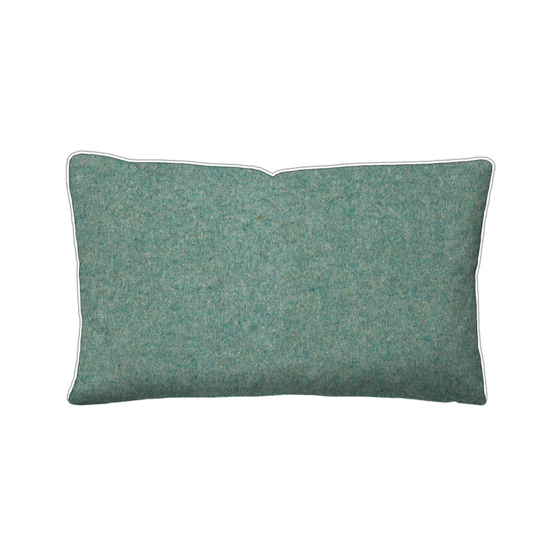 Flannel Flanell Pillow Case, 40 x 80 cm, Light Green