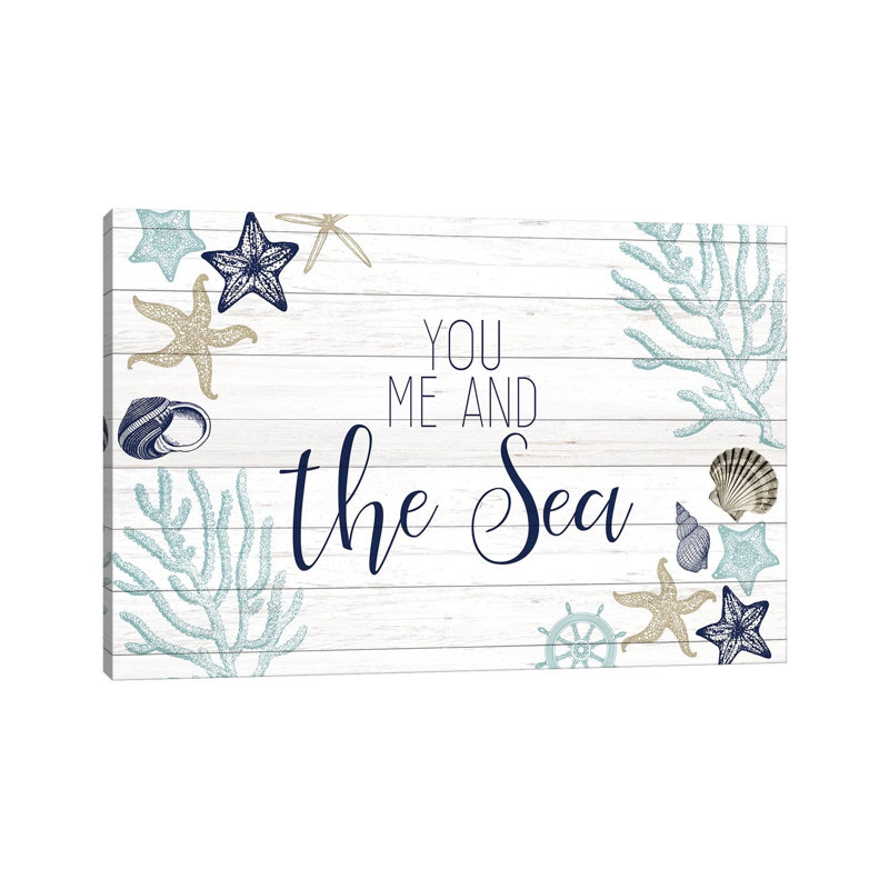 You Me And The Sea by Kimberly Allen - Wrapped Canvas Print, 66.04 cm H x 45.72 cm W