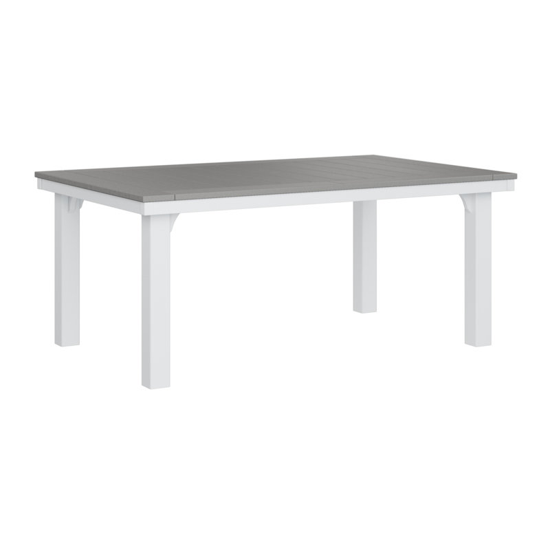 Berlin Gardens Homestead Rectangular Dining Table, Light Gray