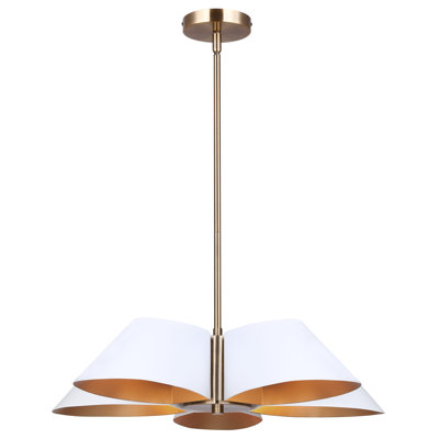 Lustre de fantaisie unique à 5 lumières Basilia