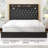 Galaxy Aurora Bed Frame with 2 Storage Drawers and Diamond Tufted Upholstered Storage Headboard-335020438-335020435