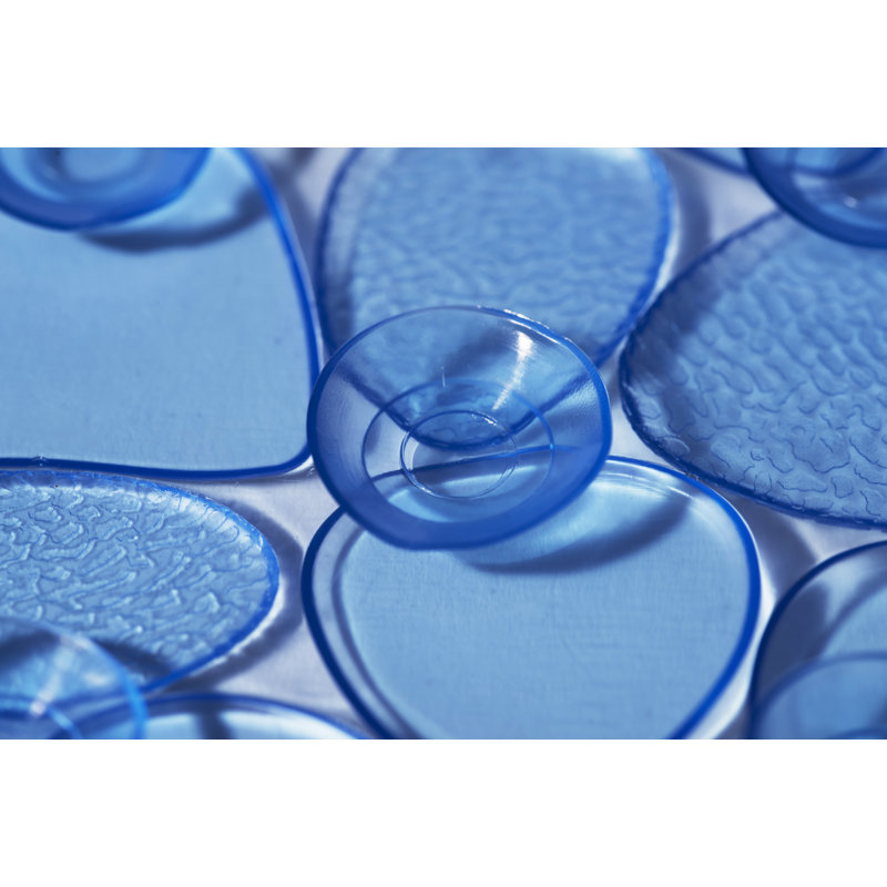 Pebbles Bath Mat, Blue
