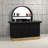 Prohibition Series 84" Cocktail Bar  With Foot Rail and Prohibition Back Bar By RAM Game Room-105836140