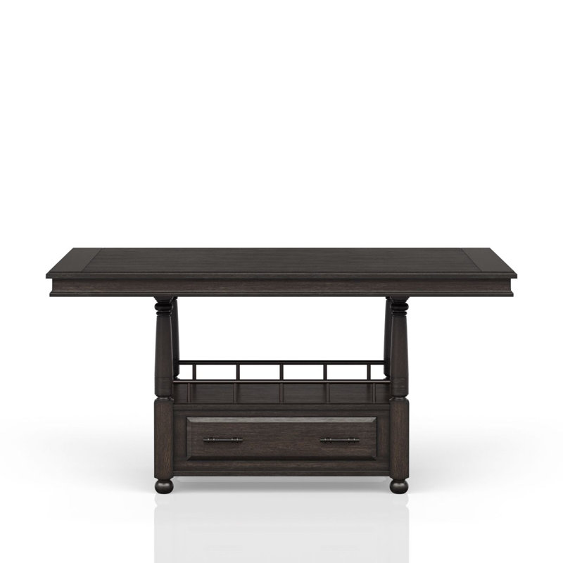 Deep Coffee Counter Height Dining Table
