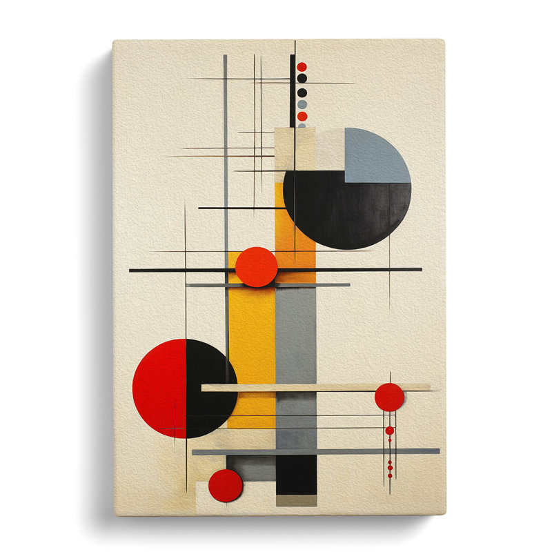 Bauhaus Constructivism - Wrapped Canvas, 60cm H x 40cm W x 3cm D