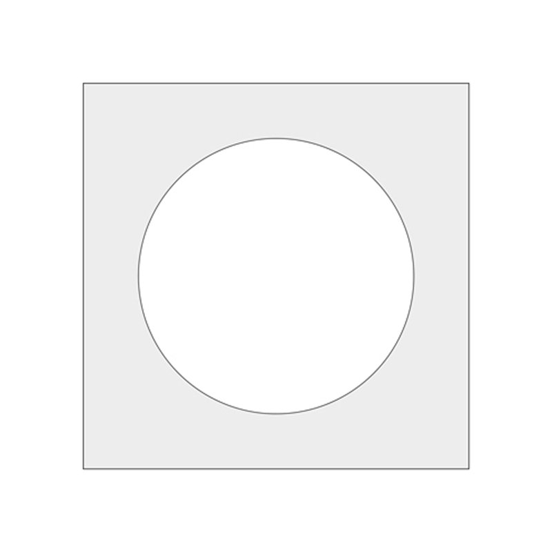 Médaillon de plafond carré rond gaffe