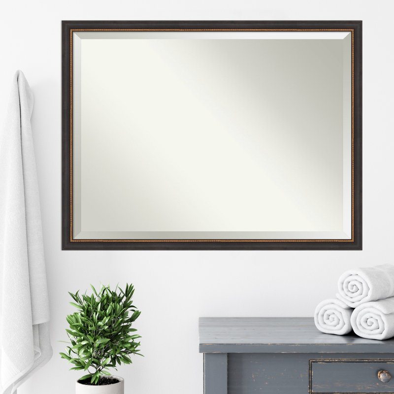 Miroir de salle de bain Aneliya, 32,5 po x 42,5 po