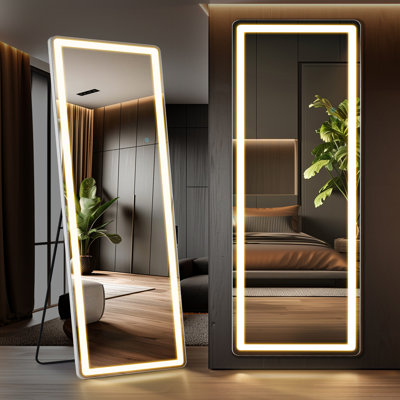 Miroir 3 lumières avec lumières DEL