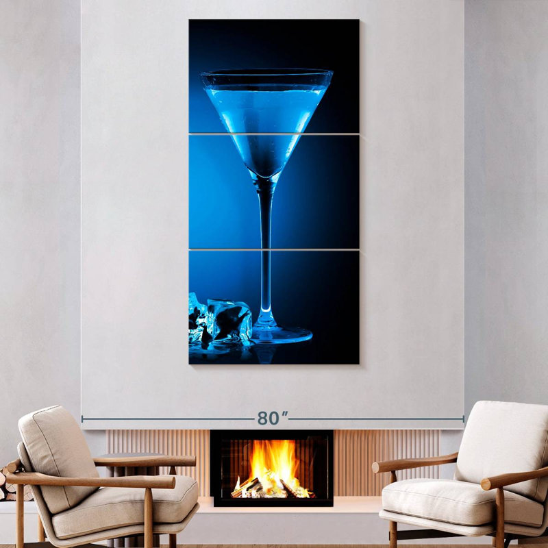 Sleek Cocktail, 80" H x 39" W