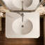Lavabo de salle de bain rectangulaire à piédestal 30 po Claude by Studio McGee-128974327-128974325