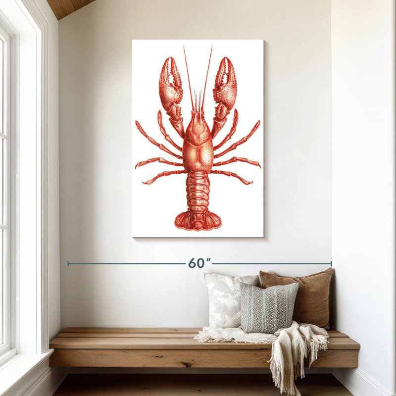 Brampt Vintage Crawfish, 45" H x 30" W