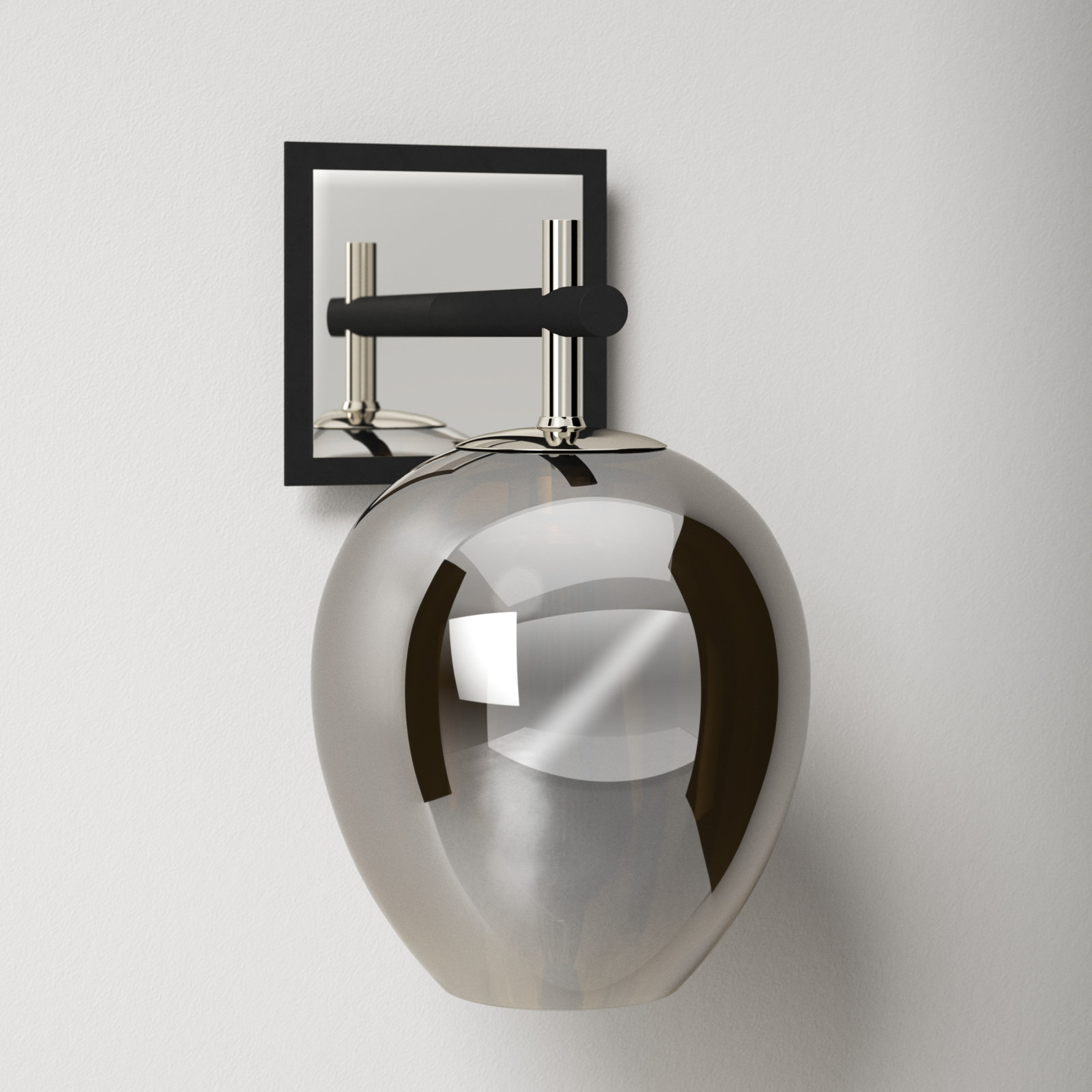 Rundy Single Light Dimmable Armed Sconce