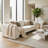 Hokku Designs Belova Sofa, White
