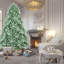  Arbre de Noël bleu-vert avec 2518 pointes PE + PVC-1771062100