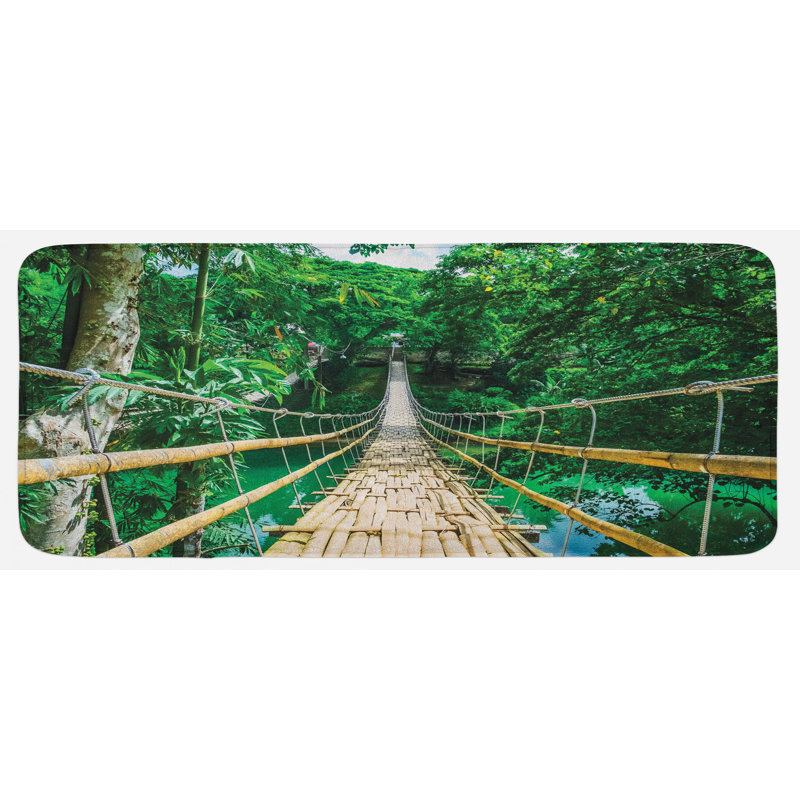 Tapis de cuisine tropical