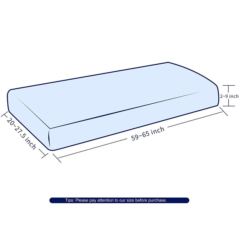 Box Cushion Sofa Slipcover, Ivory