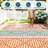 Washable & Mark Resistant Outdoor Rug Patio Rugs UV & Weather Resistant Durable Plastic Garden Mat for Deck Camping-1167155330-1167155384