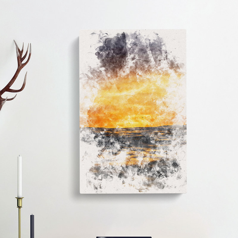 Ocean Of Clouds Abstract - Wrapped Canvas, 76cm H x 50cm W x 3cm D