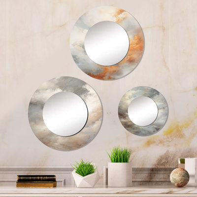 Eriksay Metal Round Mirror