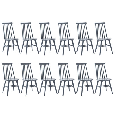 Alvie Solid Wood Cross Back Side Chair