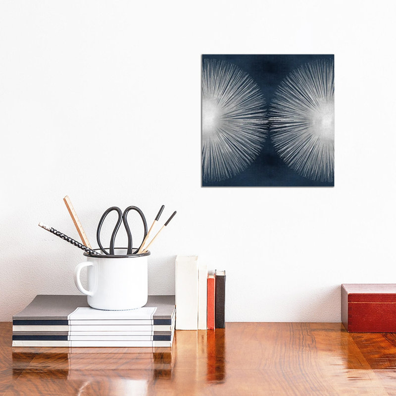 Abby Young - Wrapped Canvas Print, Dark Blue, 30.48 cm H x 30.48 cm W