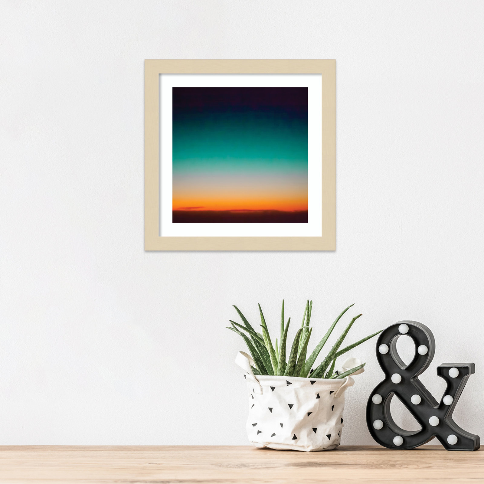 Sunrise Flying by Caroline Mint, Brown, 12.25" H x 12.25" W x 0.88" D