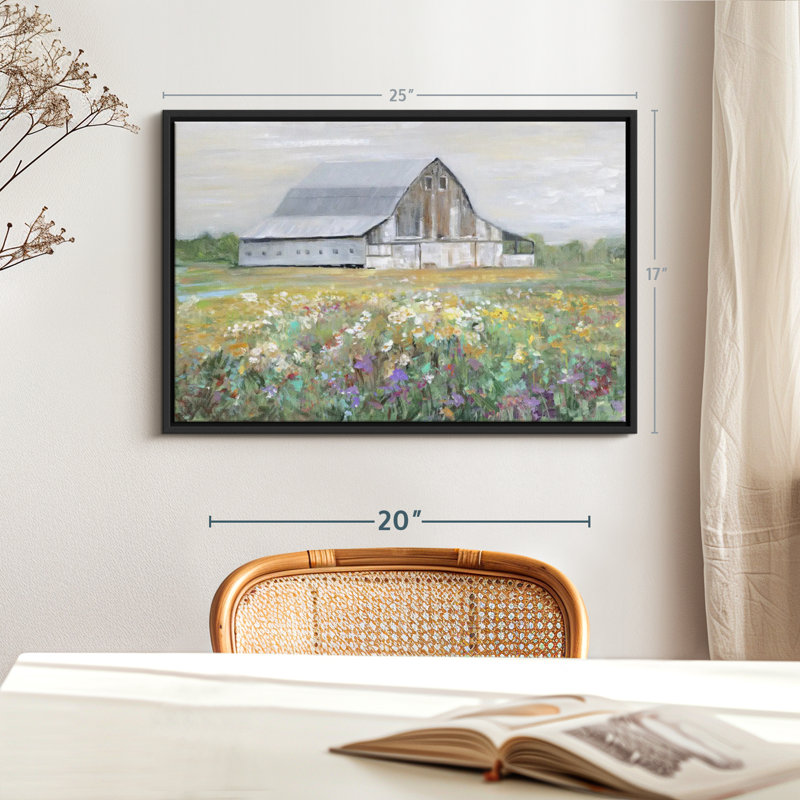 «Country Fields», reproduction sur toile, H 17 po x l 25 po