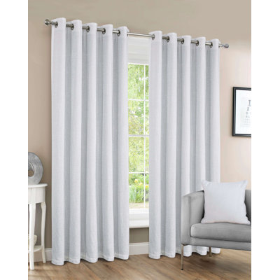 Krishaan Eyelet Blackout Thermal Curtains Pair
