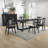 Tomohon Rectangular with Iron Base Dining Table-301161308