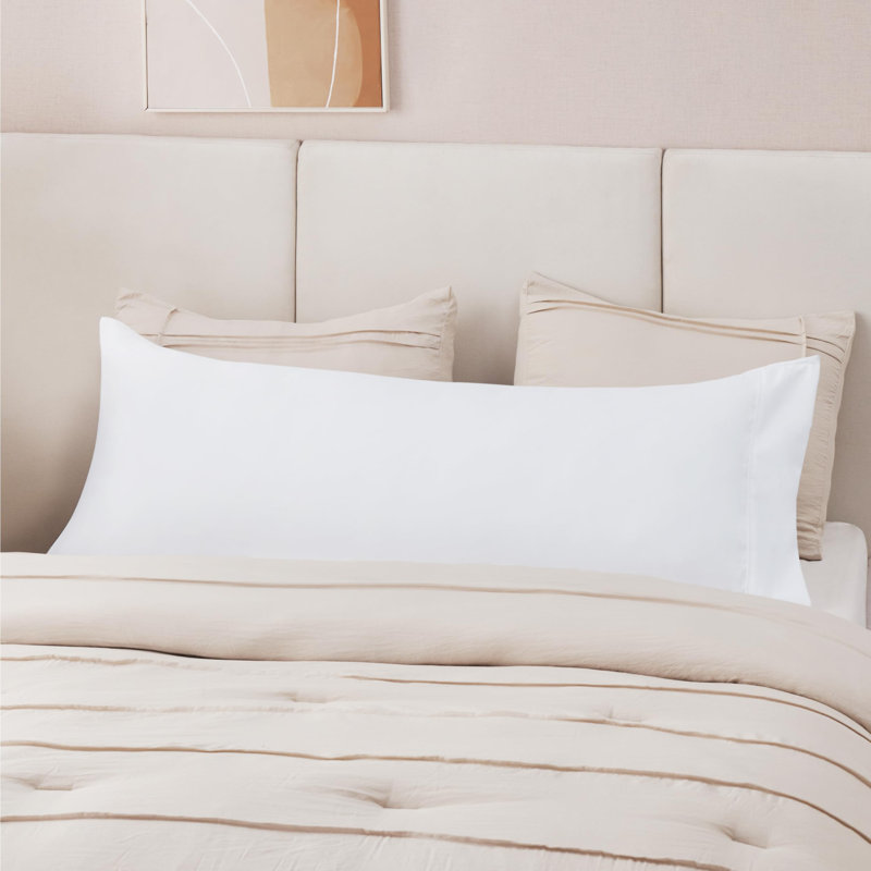 Bedsure Polyester Microfiber Pillow Cases With Envelop Closure, White